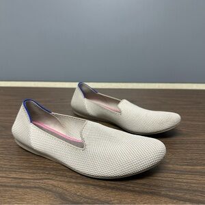Rothy's Beige/Gray Flats Women's Slip-On Comfort Shoes Sz 7